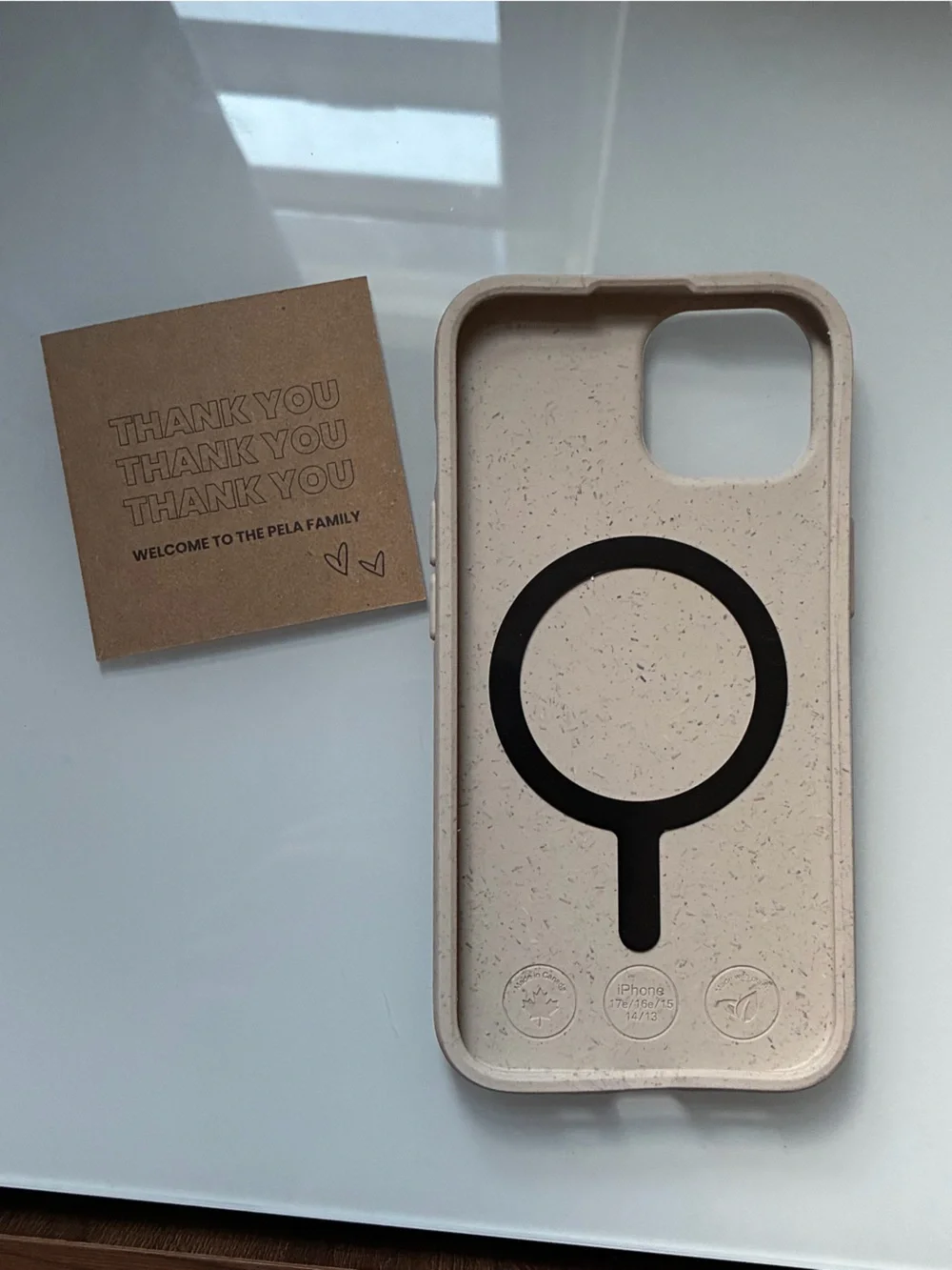 Pela Plant-based Phone Case w Magsafe compatibility